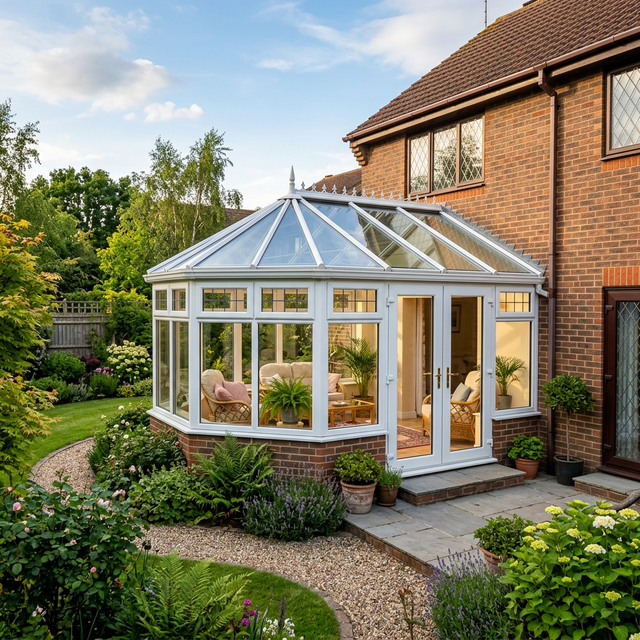 Bespoke Victorian Conservatory on UK Home